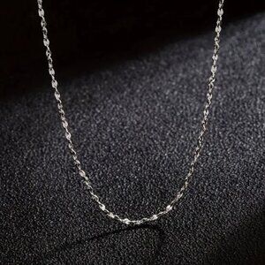 925 Sterling Silver Snake Bone Chain 18 inches NWT